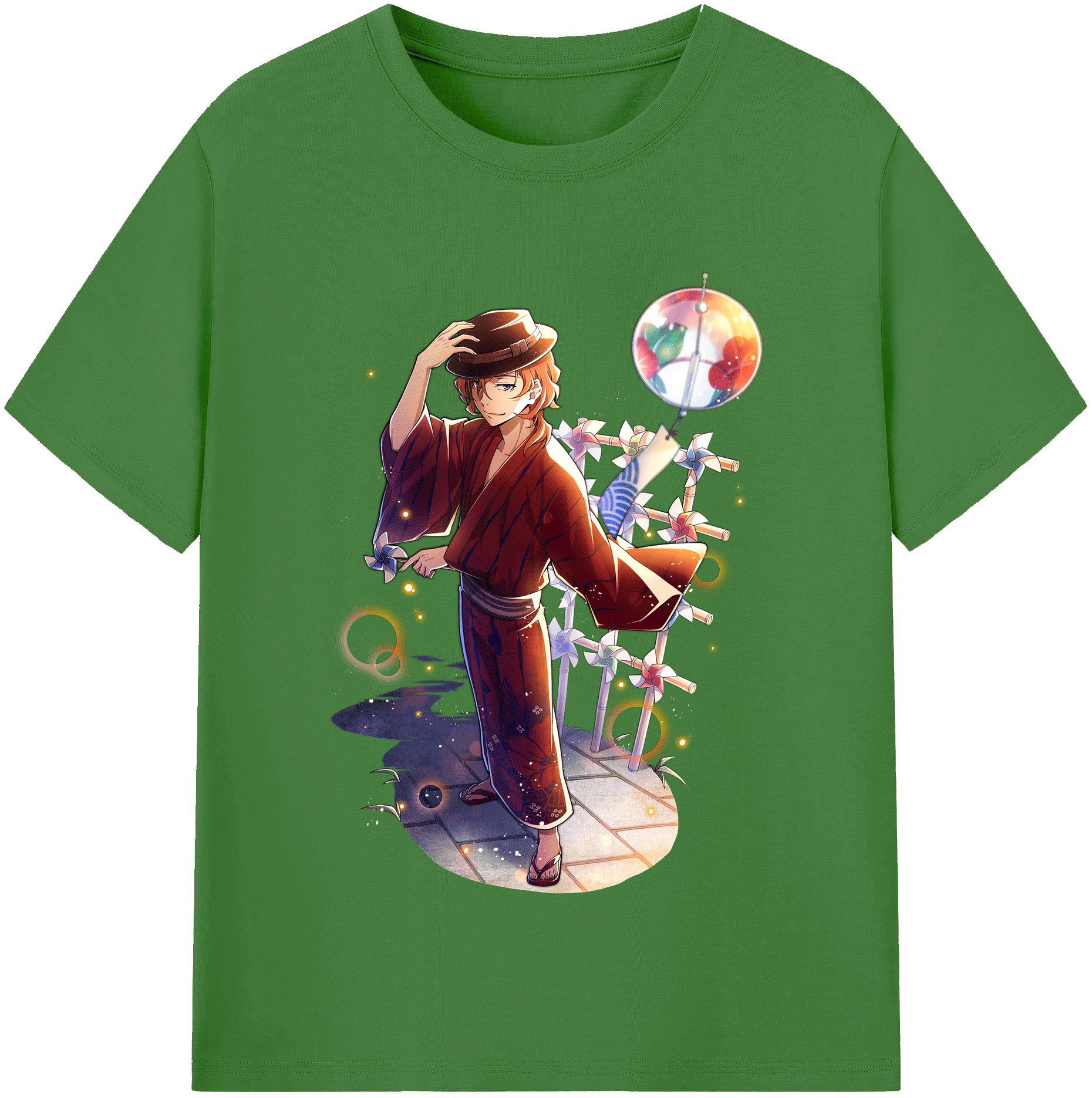 （画像用） 文豪ストレイドッグス Bungo Stray Dogs レディースカジュアルプリントTシャツ（綿100％）